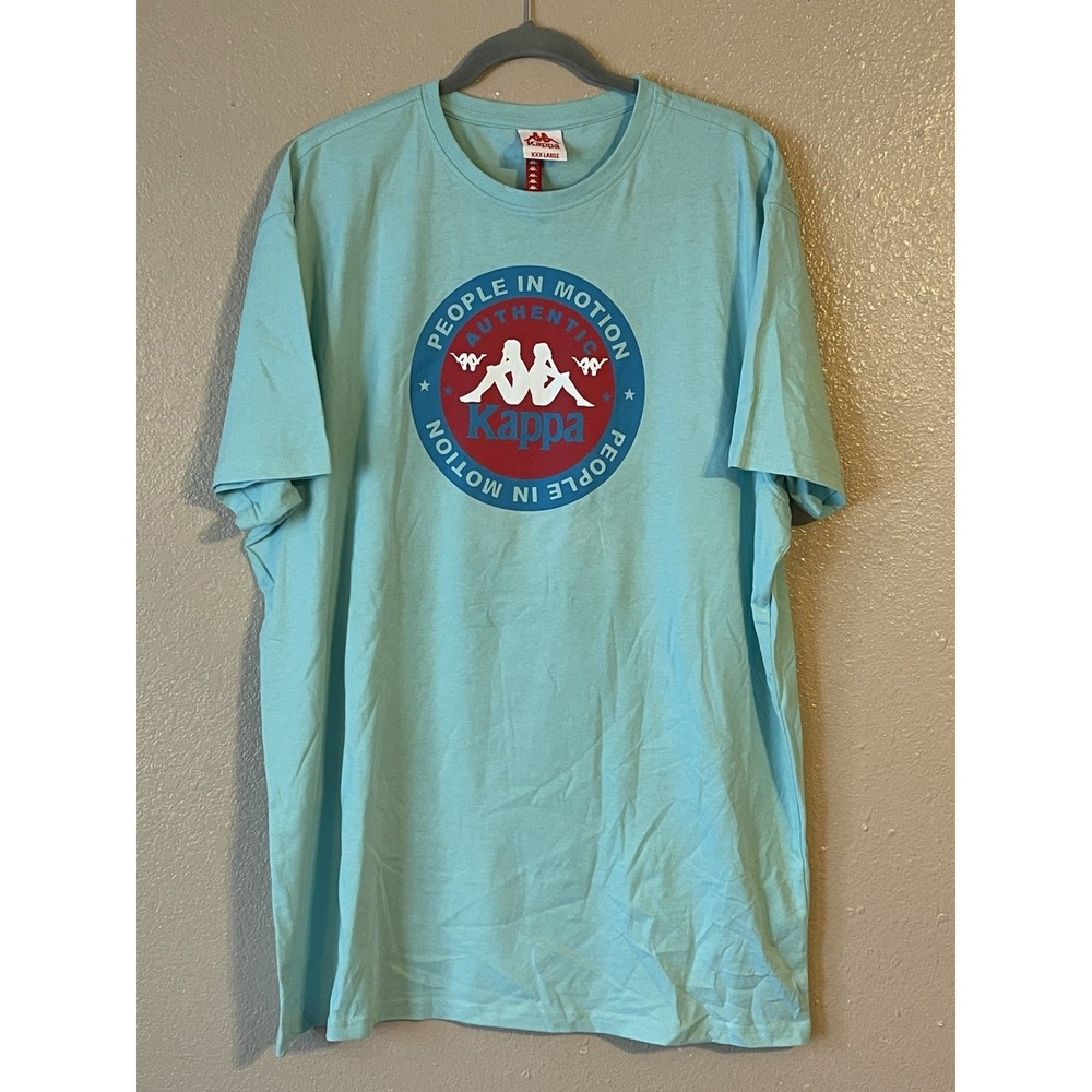 Men's 3XL‎ NWOT Kappa Authentic People In Motion Logo Short Sleeve Shirt